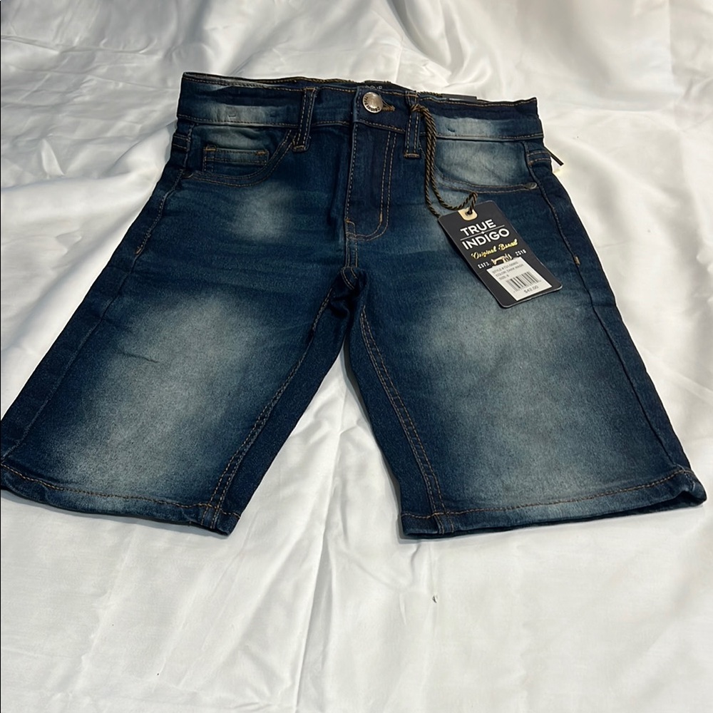 True Indigo NWT boys sz 8 Denim Shorts